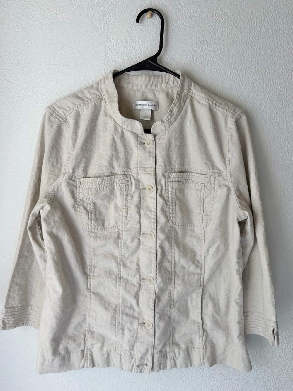 Christopher & Banks Button-Front Shirt